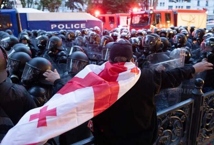 Під час розгону мирного протесту в Тбілісі затримали 48 людей - МВС Грузії